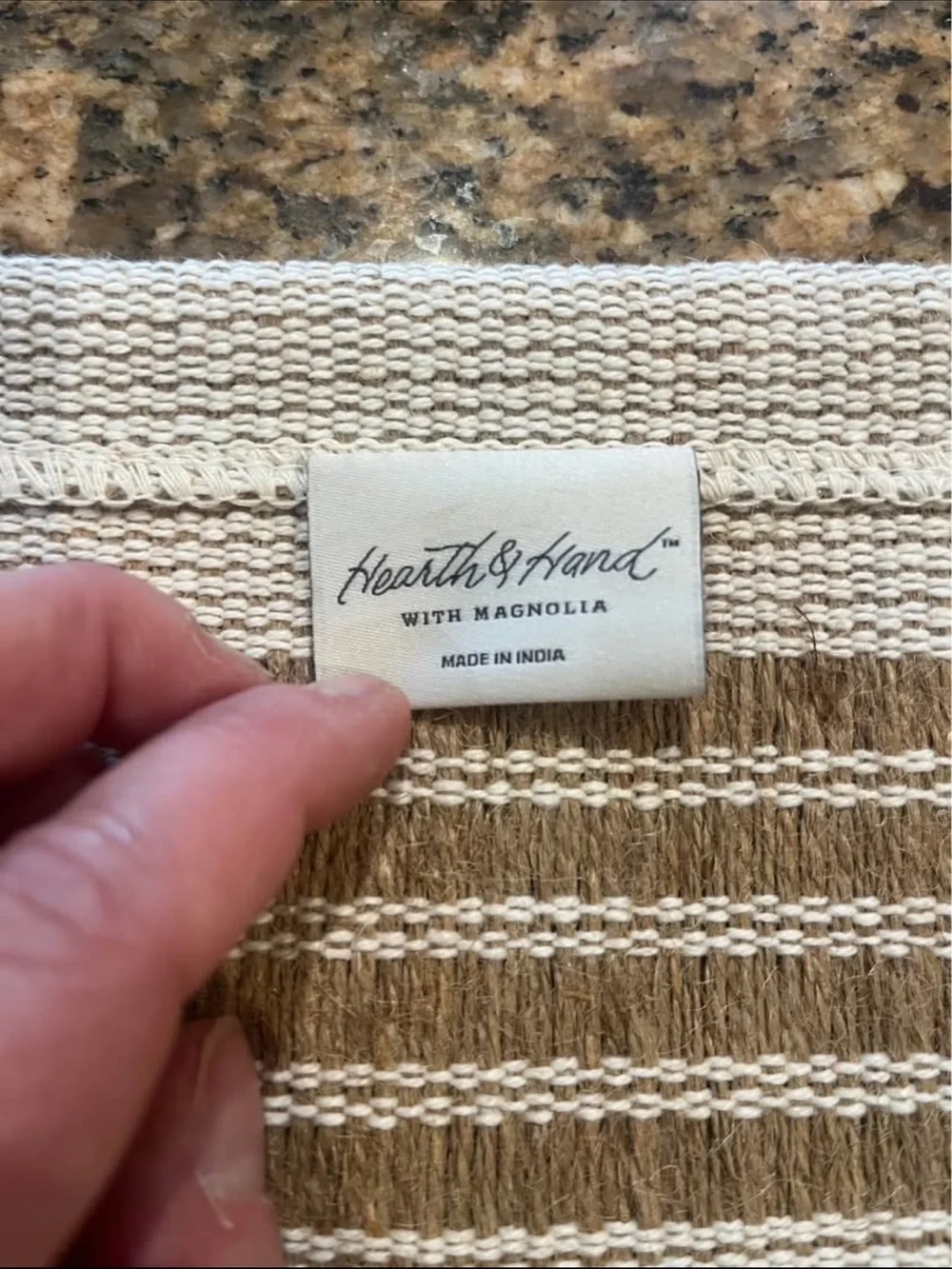 Hearth & Hand with Magnolia Jute & Cotton Placemats Set of 4 - 14